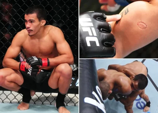 مبارز برزیلی به خاطر گاز گرفتن حریف در اولین مبارزه خود از UFC کنار گذاشته شد + ویدئو